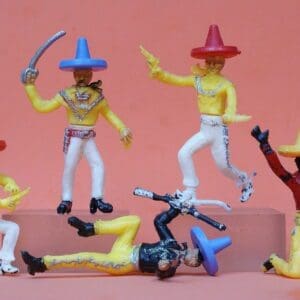 Cherilea Group of 60mm Swoppet Mexicans