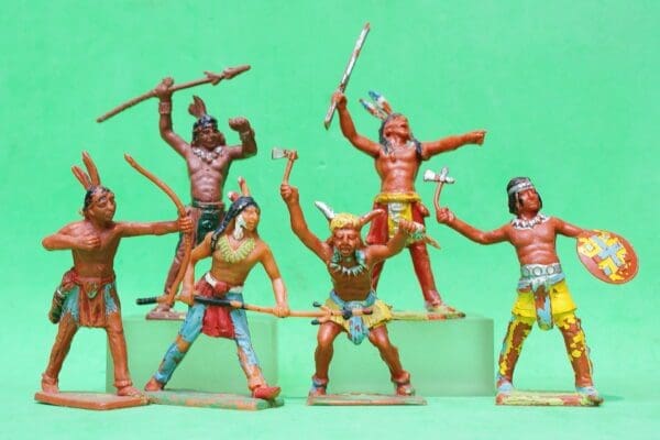 Cherilea 60mm Indians - Complete Set of 6
