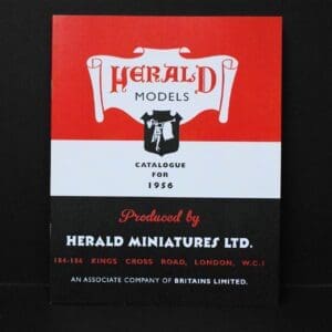 SOLD OUT Herald 1956 Catalogue Facsimile FREE Card Advert