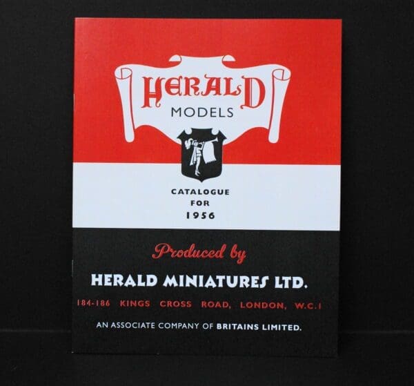 SOLD OUT Herald 1956 Catalogue Facsimile FREE Card Advert
