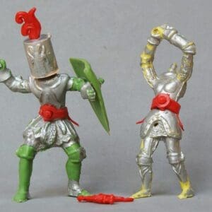 SOLD Cherilea 1st Series 'Swoppet' Knights Plastic