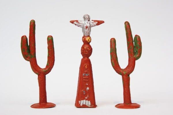 SOLD UNA Wild West RARE Cacti and Totem "Made in England"