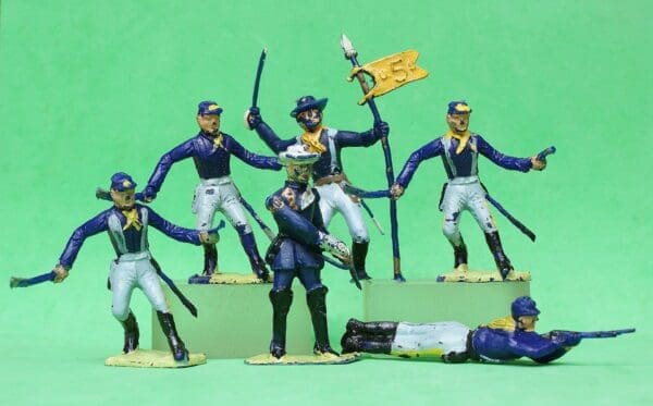 Cherilea 60mm US 5th Cavalry - Group of 6