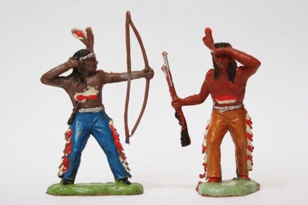 SOLD Speedwell Pair of 54mm Larger Native Indians