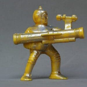SOLD Rare Selcol Spaceman with Ray Gun - Hard Plastic 70mm