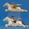 Hilco Plastic Cowboys Firing from behind Lying Horse #2