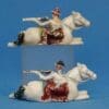 Hilco Plastic Cowboys Firing from behind Lying Horse #2 - Image 3