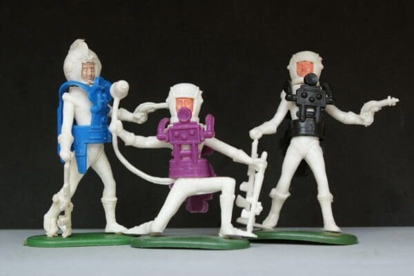 SOLD Cherilea Swoppet Spacemen - WHITE Plastic