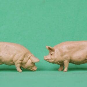 NEW! Herald Pigs, Sow & Boar - SMOOTH BUFF Plastic!