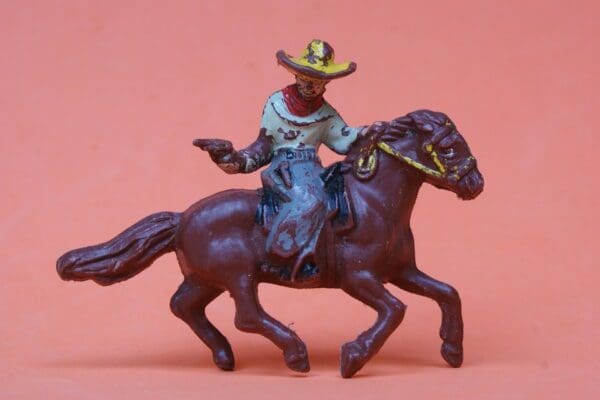 SOLD Lone Star "Harvey Series" Mounted Cowboy with twin Pistols