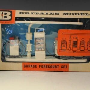 SOLD Britains Esso Garage Forecourt Set Boxed