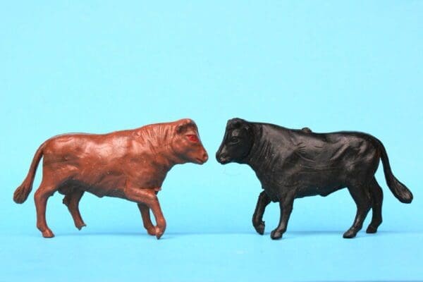 SOLD Speedwell Farmyard Bulls - Black & Brown