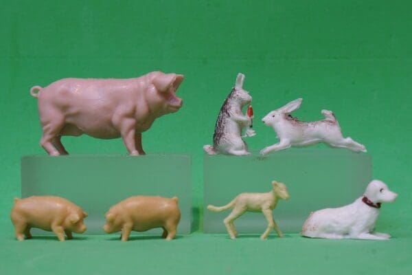 B&S Farm Pig, Piglets, Dog, Rabbits & Lamb
