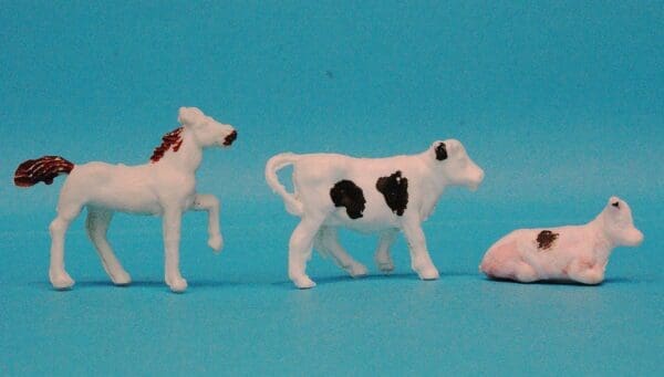 SOLD Speedwell Farm Colt & 2 Calves - WHITE Plastic!