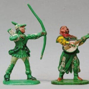 SOLD Cherilea 54mm Robin Hood & Minstrel #2