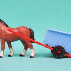 SOLD Speedwell Rare Farm Horse & Cart - RED Shaft Variant