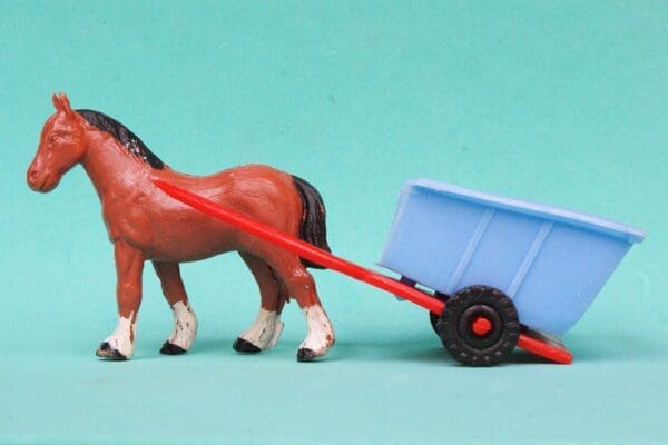 SOLD Speedwell Rare Farm Horse & Cart - RED Shaft Variant