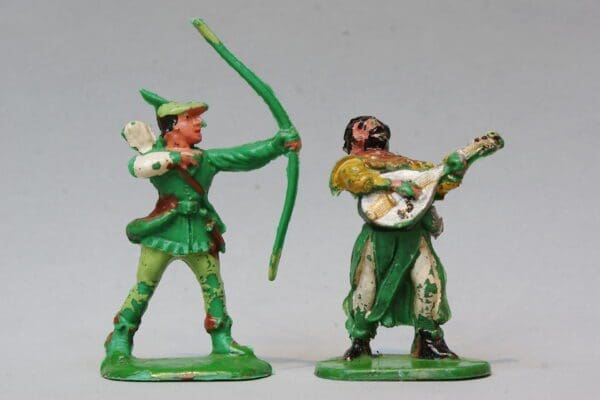 SOLD Cherilea 54mm Robin Hood & Minstrel #4
