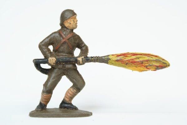Charbens Korean Soldier with Flame-thrower