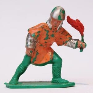 SOLD Lone Star Man-at-Arms with Torch - ORANGE Tunic!