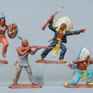 NEW! Herald Indians - REDUCED Paint Set of 4 Figures