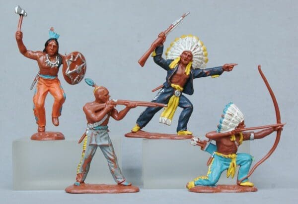 NEW! Herald Indians - REDUCED Paint Set of 4 Figures
