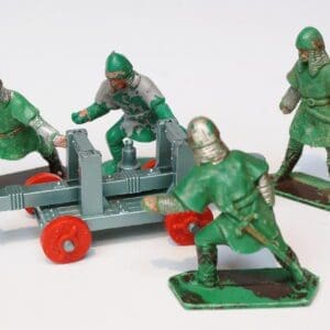 SOLD Lone Star Battering Ram & Medieval Soldiers