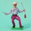 SOLD Timpo 1st Series Swoppet Cowboy - Big LILAC Hat