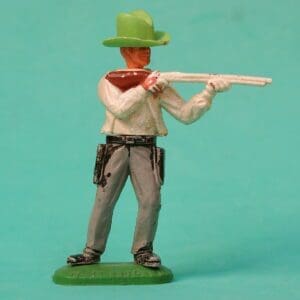 SOLD Timpo 1st Series Swoppet Cowboy - Big LIME Hat