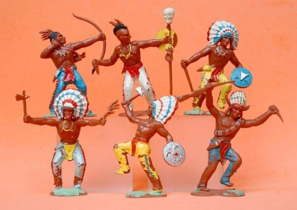 NEW! Crescent Indians - FULL Set 60mm Figures