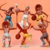 NEW! Crescent Indians - FULL Set 60mm Figures - Image 3