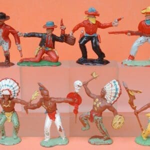 SOLD Crescent 60mm Cowboys & Indians - 8-Pieces