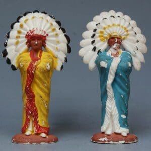 SOLD Herald Indian Chief (Reduced Paint) - YELLOW Robe