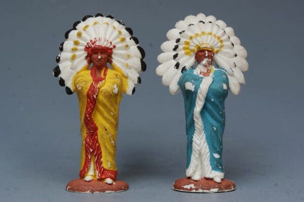 SOLD Herald Indian Chief (Reduced Paint) - YELLOW Robe