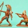 SALE! Crescent 54mm Indians - Early Spray- painted Headresses - Image 3