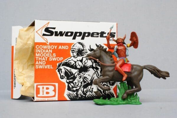 SOLD Swoppet Mounted Medicine Man (2nd Issue Horse)