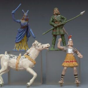 SOLD Cherilea Spare Charioteer & Horse for Roman Chariot
