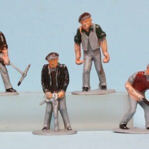 SOLD Blue Box Road Repair Set Workmen