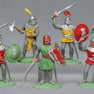 SOLD Timpo King Arthur & His Round Table Knights on Foot