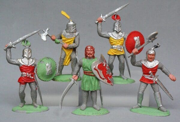 SOLD Timpo King Arthur & His Round Table Knights on Foot