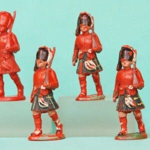 SOLD Herald Zang Scotsmen Marching with Rifle (Fixed Arm)