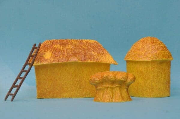 Taylor & Sons Hay Ricks with Scarce BROWN Ladder!