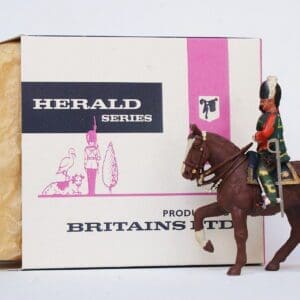 SOLD Gordon Highlander Officer Mounted + REPRO Box