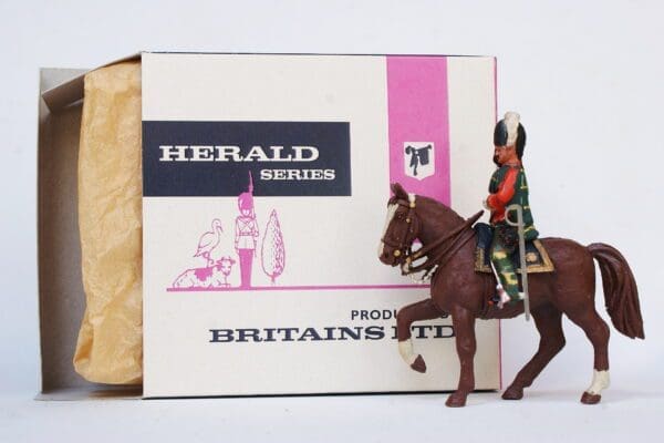 SOLD Gordon Highlander Officer Mounted + REPRO Box