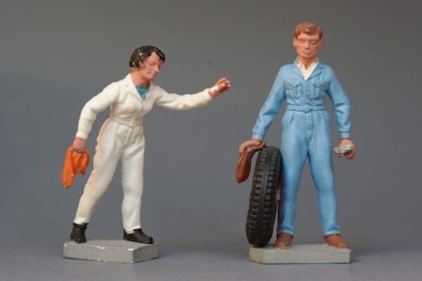 SOLD Britains Garage Attendants - Superb!