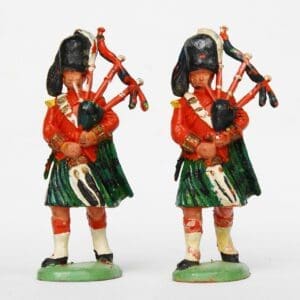 SOLD Herald Military Figures - Black Watch Pipers Marching