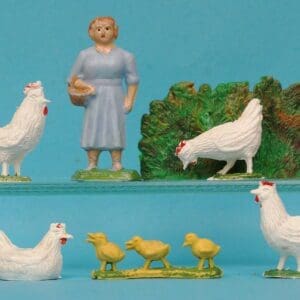 Taylor & Sons Farmer's Wife, Chickens and Hedge