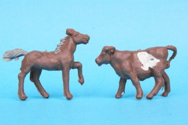 SOLD Speedwell Farm Colt and Calf - CHOCOLATE Plastic!