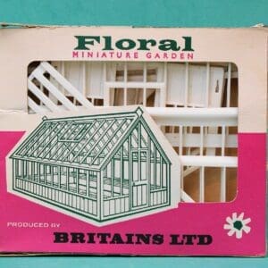 SOLD Britains Floral Garden Greenhouse - Carton Type B
