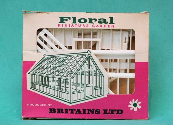 SOLD Britains Floral Garden Greenhouse - Carton Type B